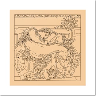 Flaming June by Frederic Leighton Posters and Art